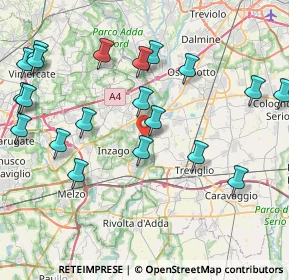 Mappa Sentiero Parco dell'Adda, 24045 Cassano d'Adda MI, Italia (9.47)