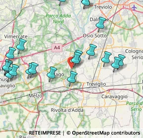 Mappa Sentiero Parco dell'Adda, 24045 Cassano d'Adda MI, Italia (9.6055)