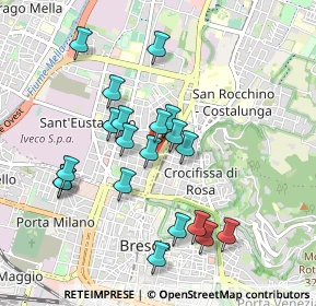 Mappa Via Nazario Sauro, 25128 Brescia BS, Italia (0.874)