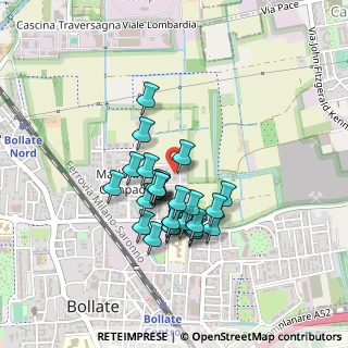 Mappa Via Angelo Musco, 20021 Bollate MI, Italia (0.33929)