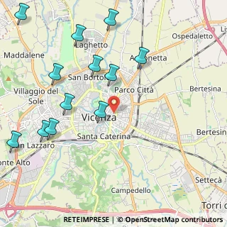 Mappa Stradella delle Cappuccine, 36100 Vicenza VI, Italia (2.5225)