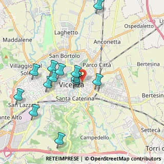 Mappa Stradella delle Cappuccine, 36100 Vicenza VI, Italia (1.98154)
