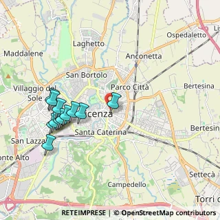 Mappa Stradella delle Cappuccine, 36100 Vicenza VI, Italia (2.04333)