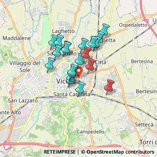 Mappa Stradella delle Cappuccine, 36100 Vicenza VI, Italia (1.331)