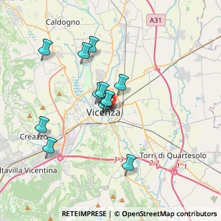 Mappa Stradella delle Cappuccine, 36100 Vicenza VI, Italia (3.1775)