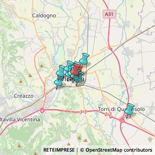 Mappa Stradella delle Cappuccine, 36100 Vicenza VI, Italia (1.75182)