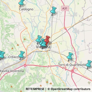 Mappa Stradella delle Cappuccine, 36100 Vicenza VI, Italia (4.71167)