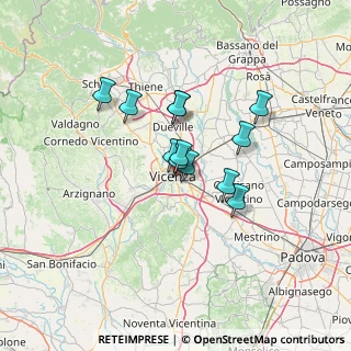 Mappa Stradella delle Cappuccine, 36100 Vicenza VI, Italia (9.3925)