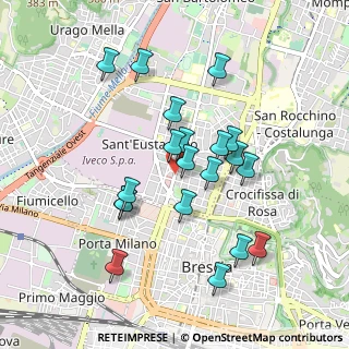 Mappa Via Monte Nero, 25128 Brescia BS, Italia (0.8515)