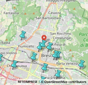 Mappa Via Monte Nero, 25128 Brescia BS, Italia (2.86813)