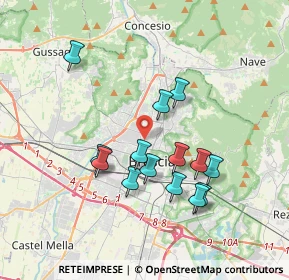 Mappa Via Monte Nero, 25128 Brescia BS, Italia (3.31)