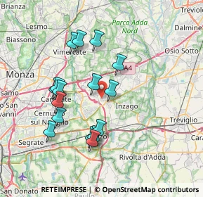 Mappa Via Aldo Moro, 20158 Gessate MI, Italia (6.83)