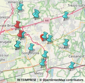 Mappa Via Aldo Moro, 20158 Gessate MI, Italia (4.27125)