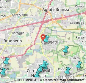 Mappa Via Sant'Andrea, 20061 Carugate MI, Italia (3.4025)