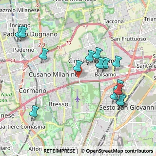 Mappa Via Giovanni Segantini, 20092 Cinisello Balsamo MI, Italia (2.17533)