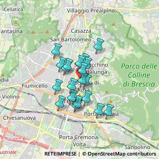 Mappa Via Luigi Settembrini, 25128 Brescia BS, Italia (1.2425)