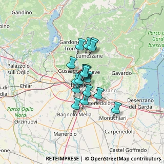 Mappa Via Luigi Settembrini, 25128 Brescia BS, Italia (7.63889)