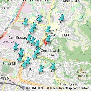 Mappa Via Luigi Settembrini, 25128 Brescia BS, Italia (1.019)