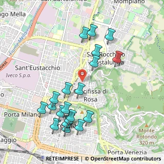 Mappa Via Luigi Settembrini, 25128 Brescia BS, Italia (1.09)