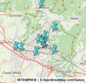 Mappa Via Monte Santo, 25128 Brescia BS, Italia (2.63909)