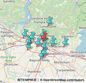 Mappa Via Monte Santo, 25128 Brescia BS, Italia (9.29154)