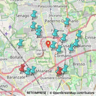 Mappa Cormano, 20032 Cormano MI, Italia (2.17368)