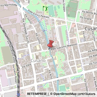 Mappa Viale Giacomo Matteotti,  24, 20095 Cusano Milanino, Milano (Lombardia)
