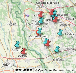 Mappa Via Castellana, 20022 Castano Primo MI, Italia (8.03118)