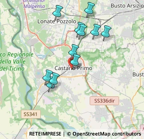 Mappa Via Castellana, 20022 Castano Primo MI, Italia (3.39636)