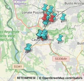 Mappa Via Castellana, 20022 Castano Primo MI, Italia (2.579)