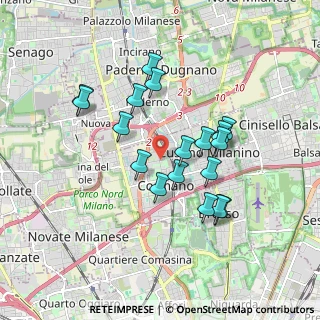 Mappa Via L. da Vinci, 20032 Cormano MI, Italia (1.59333)