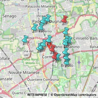 Mappa Via L. da Vinci, 20032 Cormano MI, Italia (1.4955)