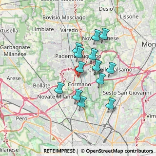 Mappa Via L. da Vinci, 20032 Cormano MI, Italia (2.79071)