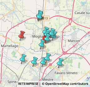 Mappa Via Rimini, 31021 Mogliano Veneto TV, Italia (2.978)