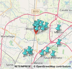 Mappa Via Rimini, 31021 Mogliano Veneto TV, Italia (3.2425)