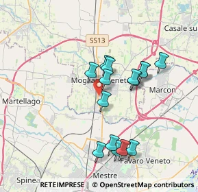 Mappa Via Rimini, 31021 Mogliano Veneto TV, Italia (3.258)