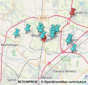 Mappa Via Rimini, 31021 Mogliano Veneto TV, Italia (3.08231)