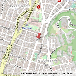 Mappa Via Crocifissa di Rosa,  79, 25128 Brescia, Brescia (Lombardia)