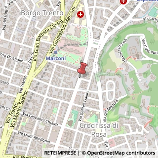 Mappa Via Crocifissa di Rosa, 105, 25128 Brescia, Brescia (Lombardia)