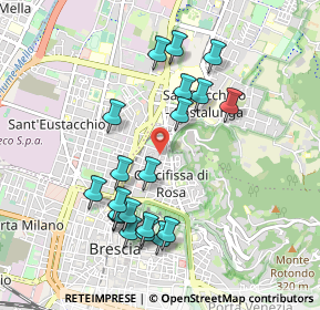 Mappa Via Galileo Galilei, 20500 Brescia BS, Italia (0.94)