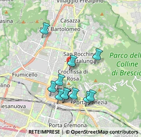 Mappa Via Galileo Galilei, 20500 Brescia BS, Italia (1.76818)