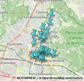 Mappa Via Galileo Galilei, 20500 Brescia BS, Italia (1.333)