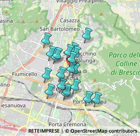 Mappa Via Galileo Galilei, 20500 Brescia BS, Italia (1.258)