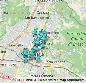 Mappa Via Galileo Galilei, 20500 Brescia BS, Italia (1.37938)
