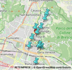 Mappa Via Galileo Galilei, 20500 Brescia BS, Italia (1.43182)