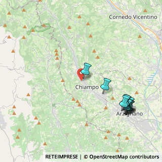 Mappa Via Ludovico Ariosto, 36072 Chiampo VI, Italia (4.97182)