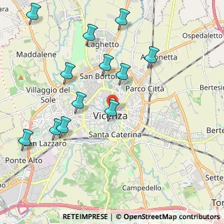 Mappa Contrà delle Canove Vecchie, 36100 Vicenza VI, Italia (2.27833)