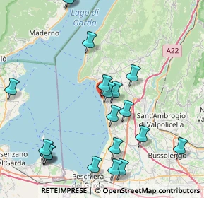 Mappa Via Dante Alighieri, 37011 Bardolino VR, Italia (9.56)