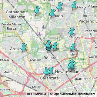 Mappa Via S. Giulio, 20021 Bollate MI, Italia (2.03176)