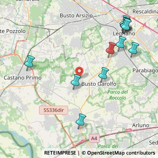 Mappa Via della Meccanica, 20020 Arconate MI, Italia (5.36917)